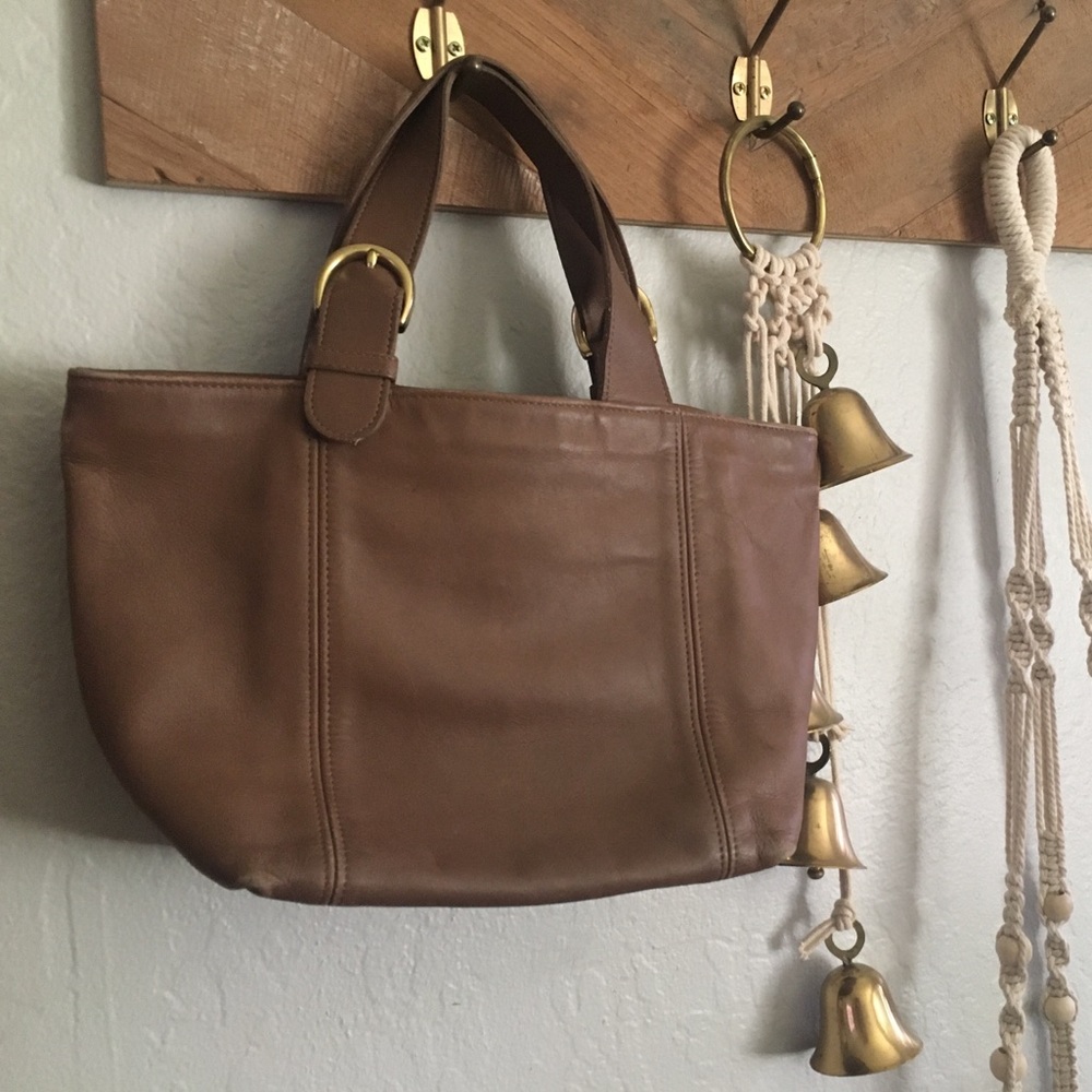 Small Taupe vintage Coach